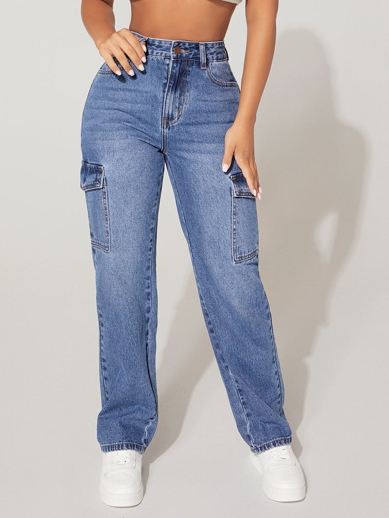 PETITE Jeans cargo con boton