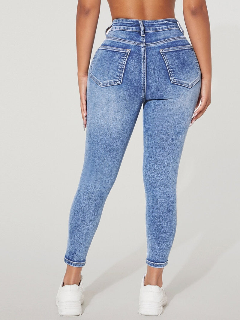 PETITE Jeans ajustados unicolor