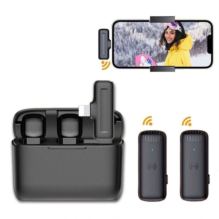 Micrófono De Solapa Recargable Doble J13