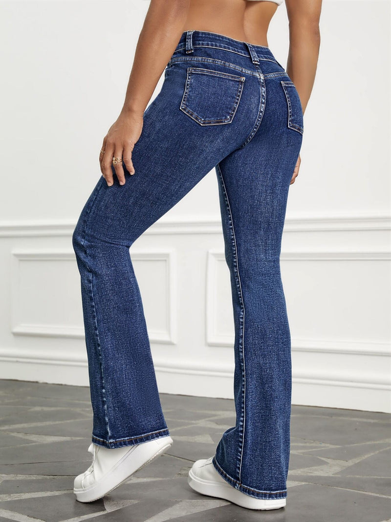 PETITE Jeans de pierna amplia con parche de bolsillo