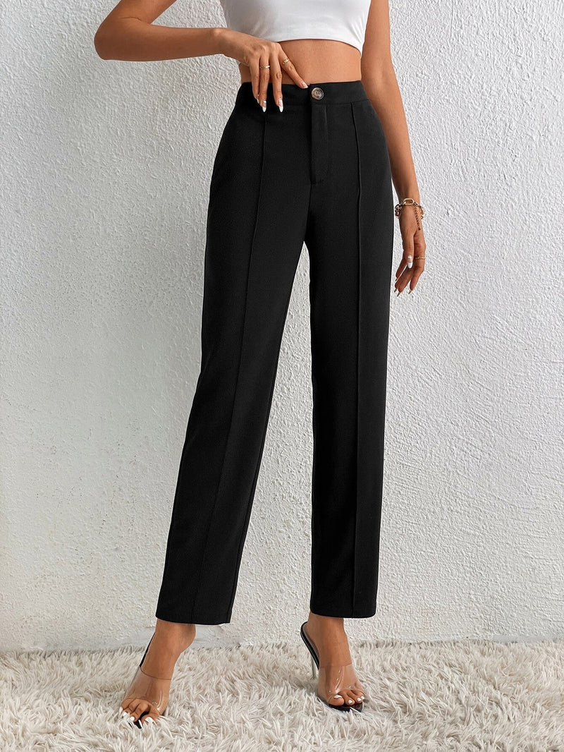 Tall Pantalones de talle alto con costura