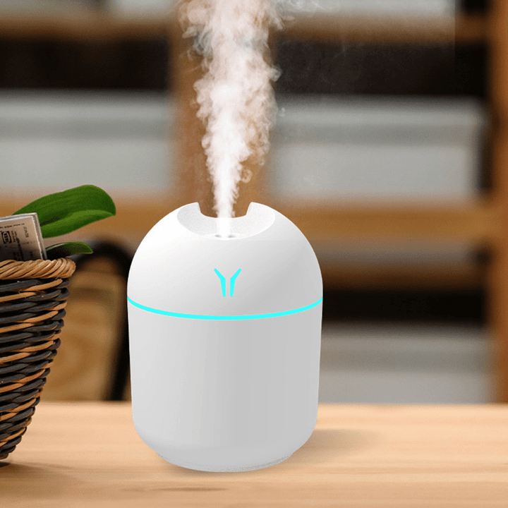 1 humidificador de aire lindo con difusor de aromas, luz nocturna y niebla fría para dormitorio, hogar, auto y plantas, purificador y ambientador