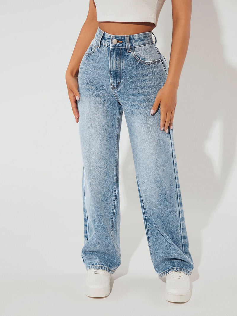 PETITE Jeans con bolsillo oblicuo de pierna ancha