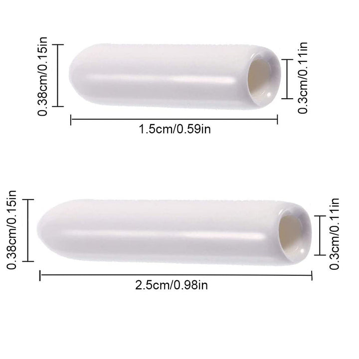 100pcs Cubiertas De Punta De Rejilla De Lavavajillas, Tapas De Extremo Redondo Flexibles Para Organizador De Estantes, Tapas De Punta De Protector De Hilo De Alambre, 1.5 / 2.49 Cm De Largo