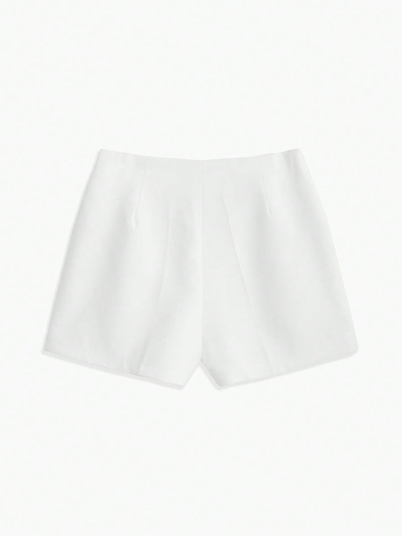 MOTF PREMIUM Shorts de vestir de pierna ancha