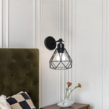 1 lámpara de pared ajustable con base para foco E27 - Estilo industrial moderno, montaje semiempotrado en hierro para sala, cocina, dormitorio, pasillo y escaleras (foco no incluido), iluminación de cocina, iluminación contemporánea, iluminación duradera