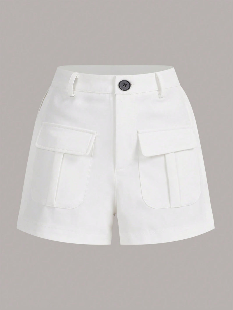 Prive Shorts con bolsillo con solapa cargo