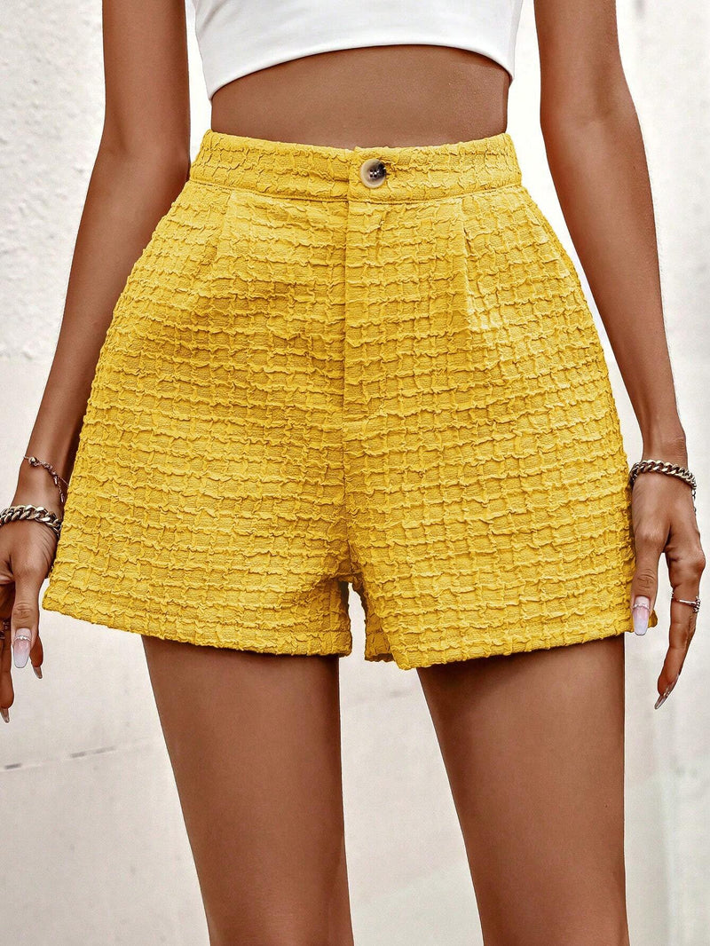 LUNE Shorts con bolsillo oblicuo unicolor