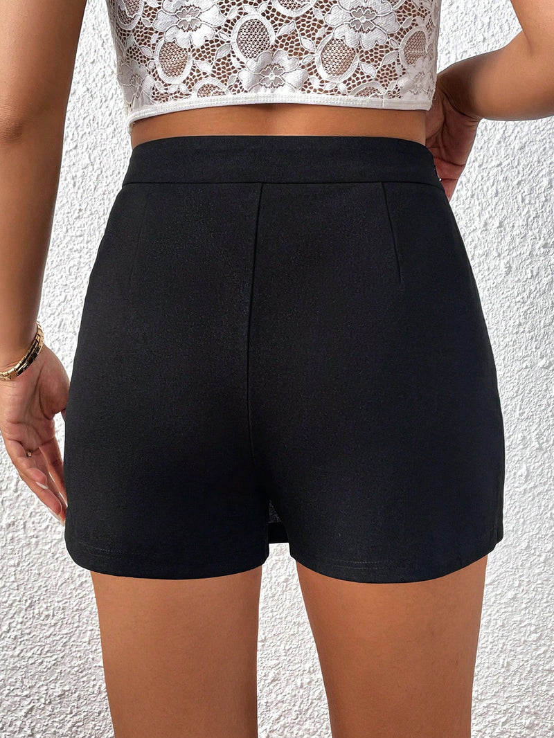 Prive Skort con cuenta de perla bajo con abertura