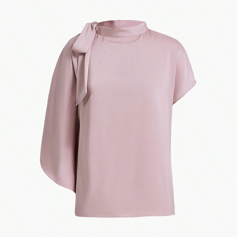 MOTF PREMIUM Blusa hombro lazo de saten