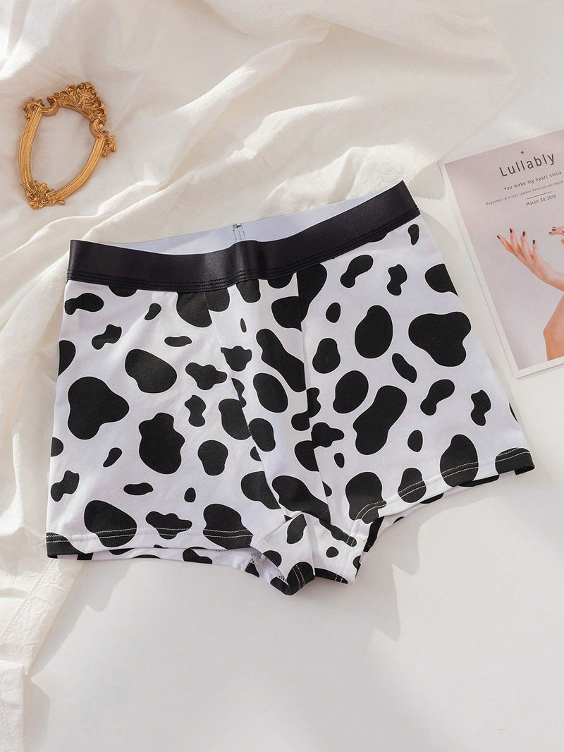 Boyshorts con estampado de vaca