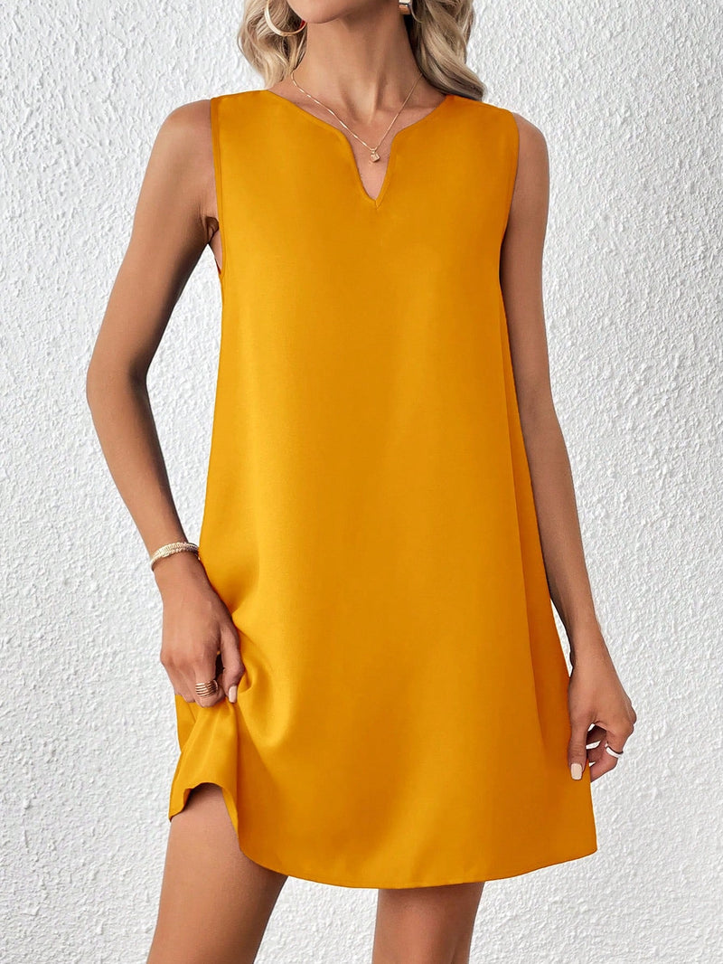 Clasi Vestido tank de cuello notch