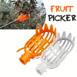 1pc, Cesta Para La Cabeza Del Recolector De Frutas (poste No Incluido) Herramienta De Recolección De Frutas De Plástico Colector De Recolección De Frutas De Jardinería Cosechadora De Bayas De Gran Altitud Dropship