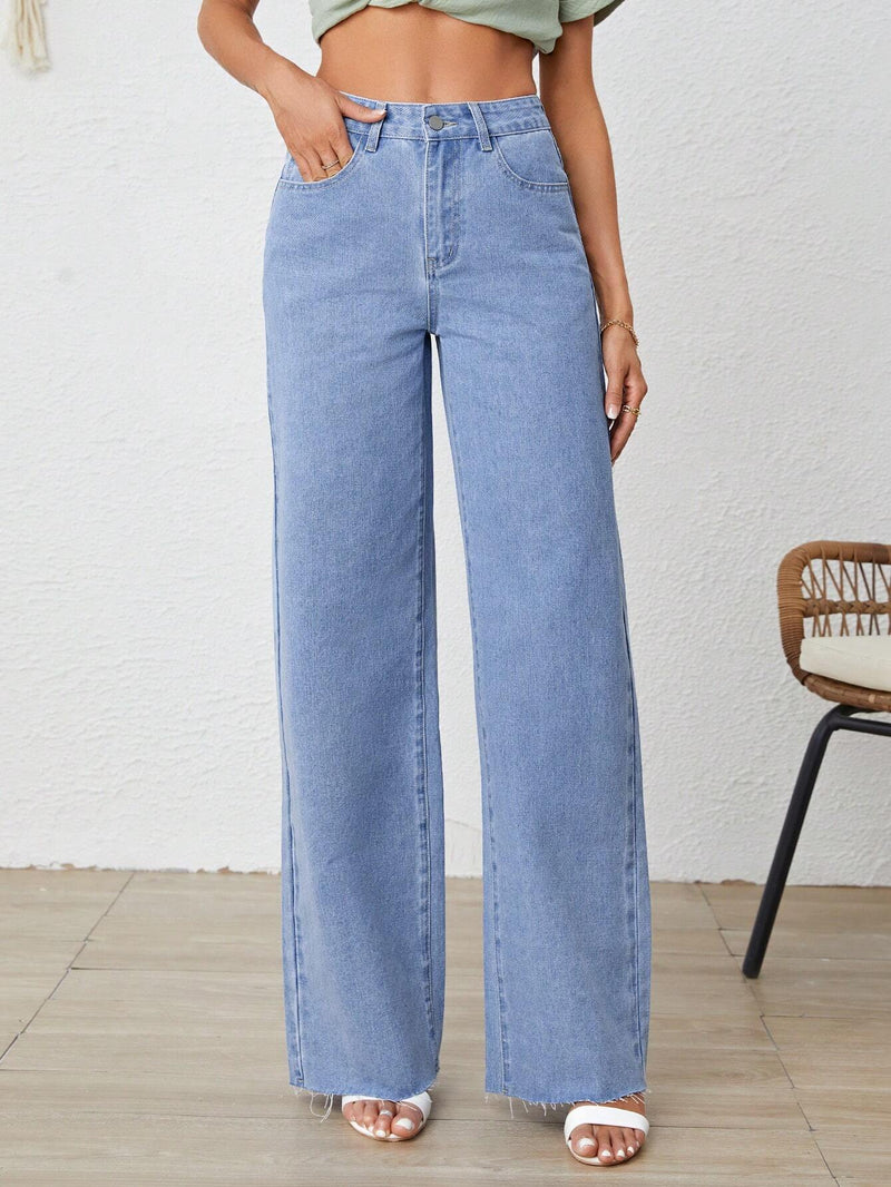 Tall Jeans unicolor bajo crudo