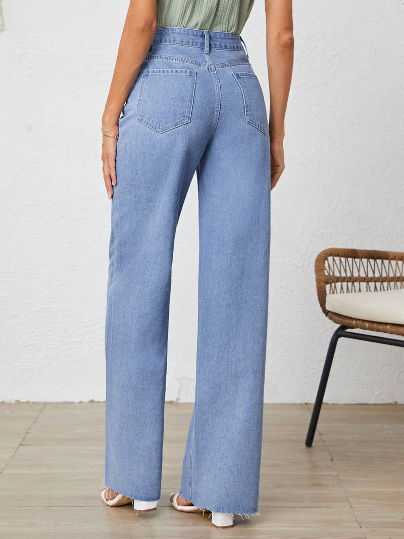 Tall Jeans unicolor bajo crudo