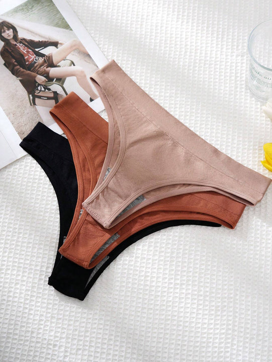 3 piezas Bragas unicolor