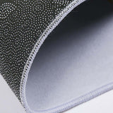 Alfombra de área lavable de poliéster con diseño inspirado en la música y los giradiscos, perfecta para dormitorio, sala de estar o sala de juegos, alfombra de juego hecha a máquina, diseño juguetón, cubierta de suelo duradera, decoración de sala de músi