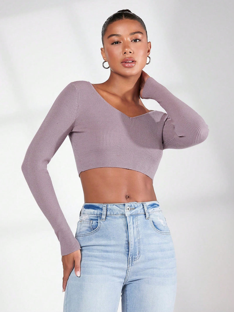 BASICS Jersey crop unicolor