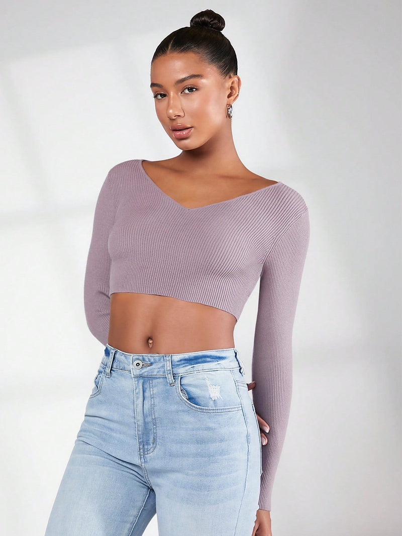 BASICS Jersey crop unicolor