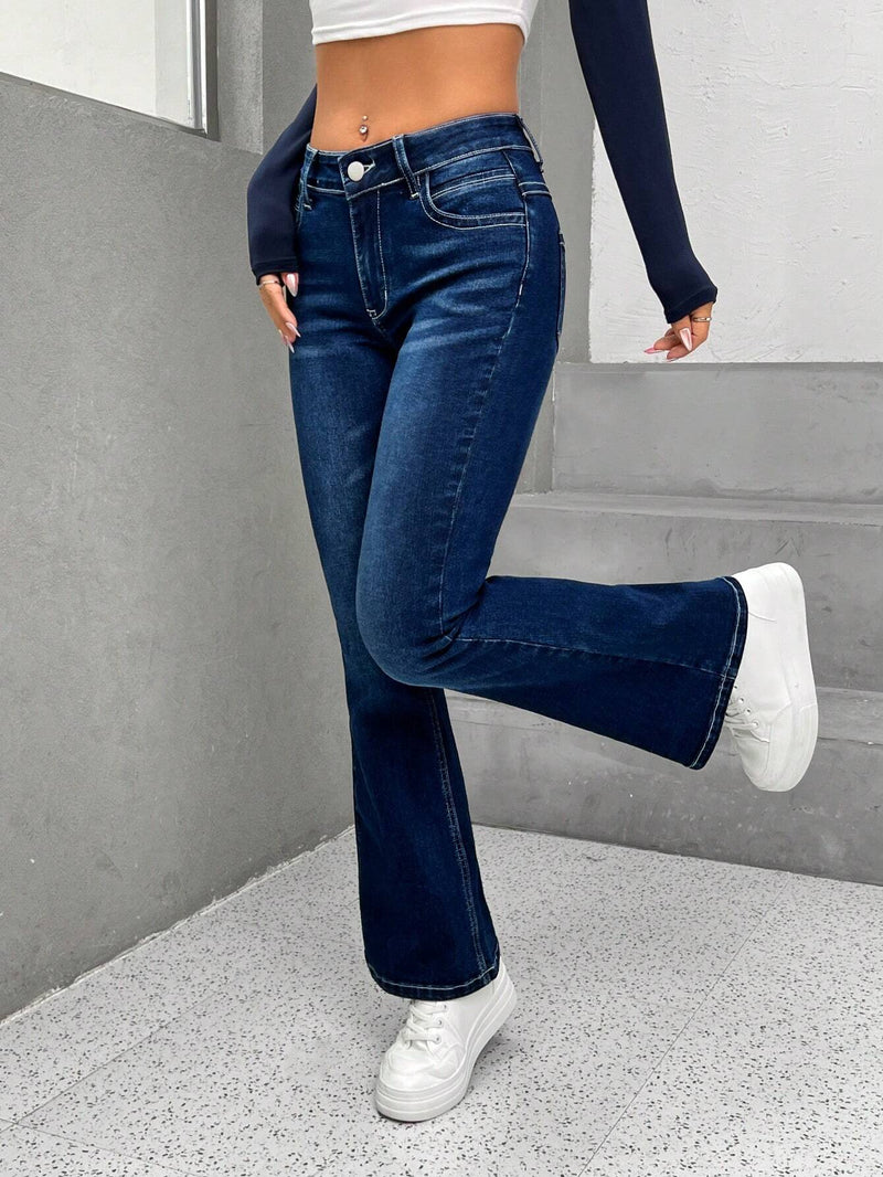 PETITE Jeans de pierna amplia con cremallera