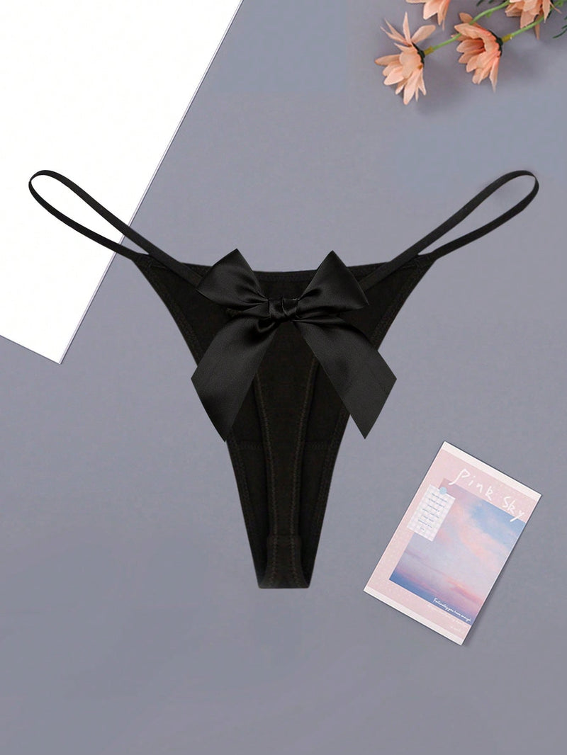 senoras sexy con mariposa lazo Tanga Ropa interior