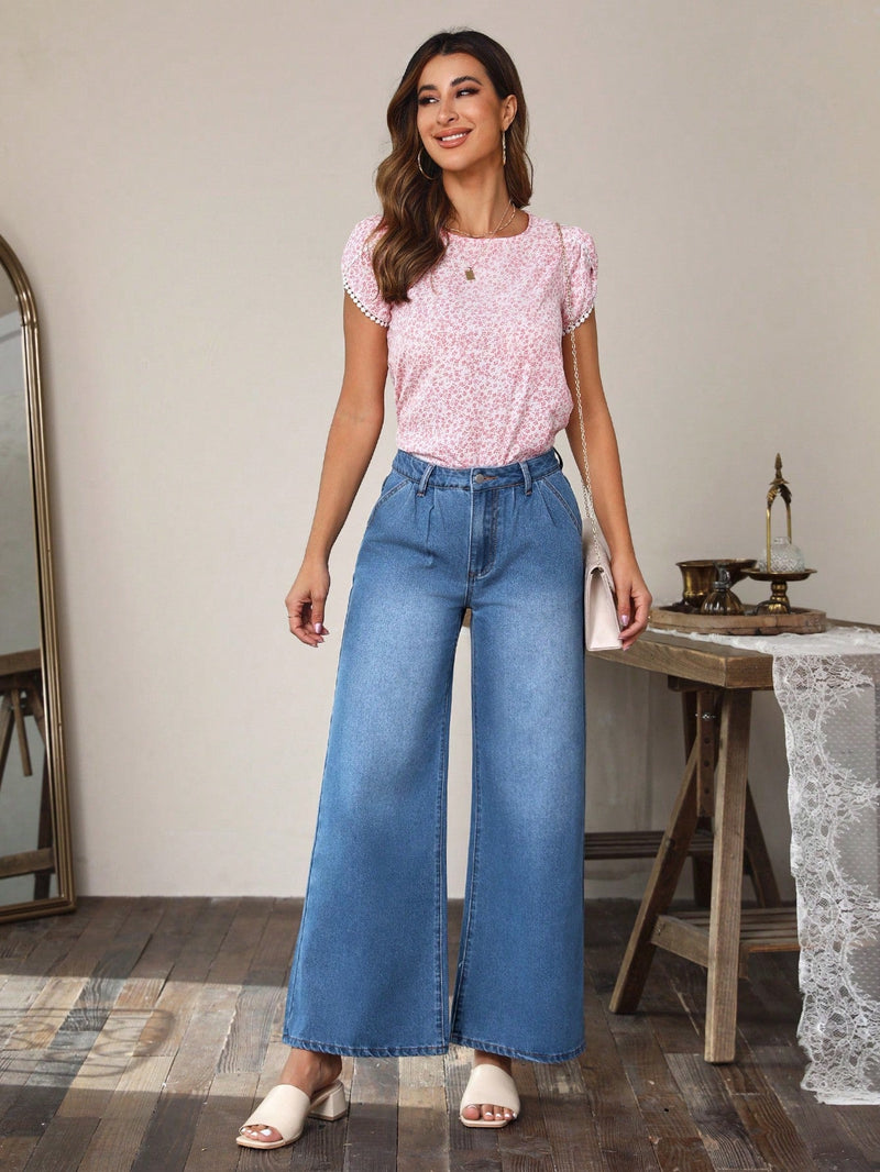 LUNE Jeans de pierna ancha