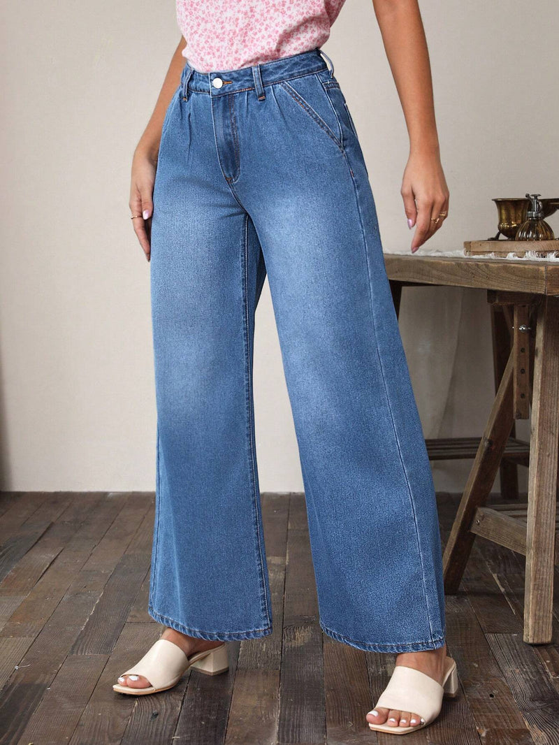 LUNE Jeans de pierna ancha