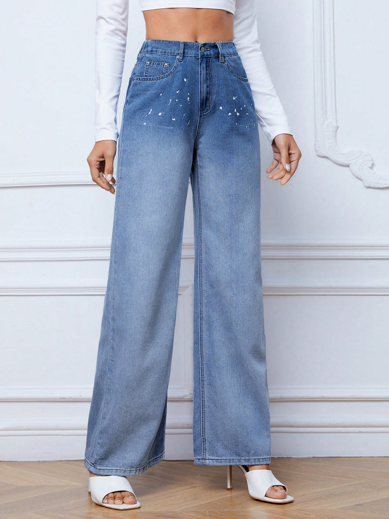 Tall Jeans de talle alto de pierna ancha