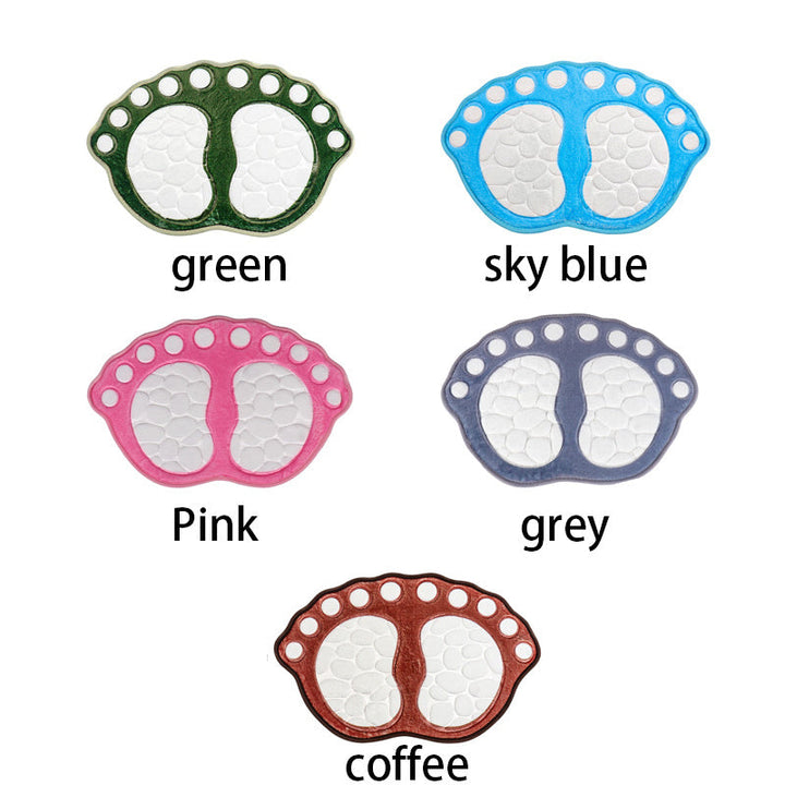 1 alfombra de baño con memoria de huella de perro - Suave, antideslizante, absorbente, lavable a máquina, para baño, accesorios de baño, diseño divertido, accesorios para perros