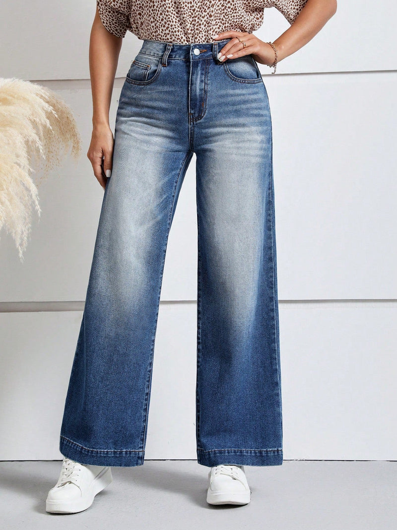 Jeans de pierna ancha