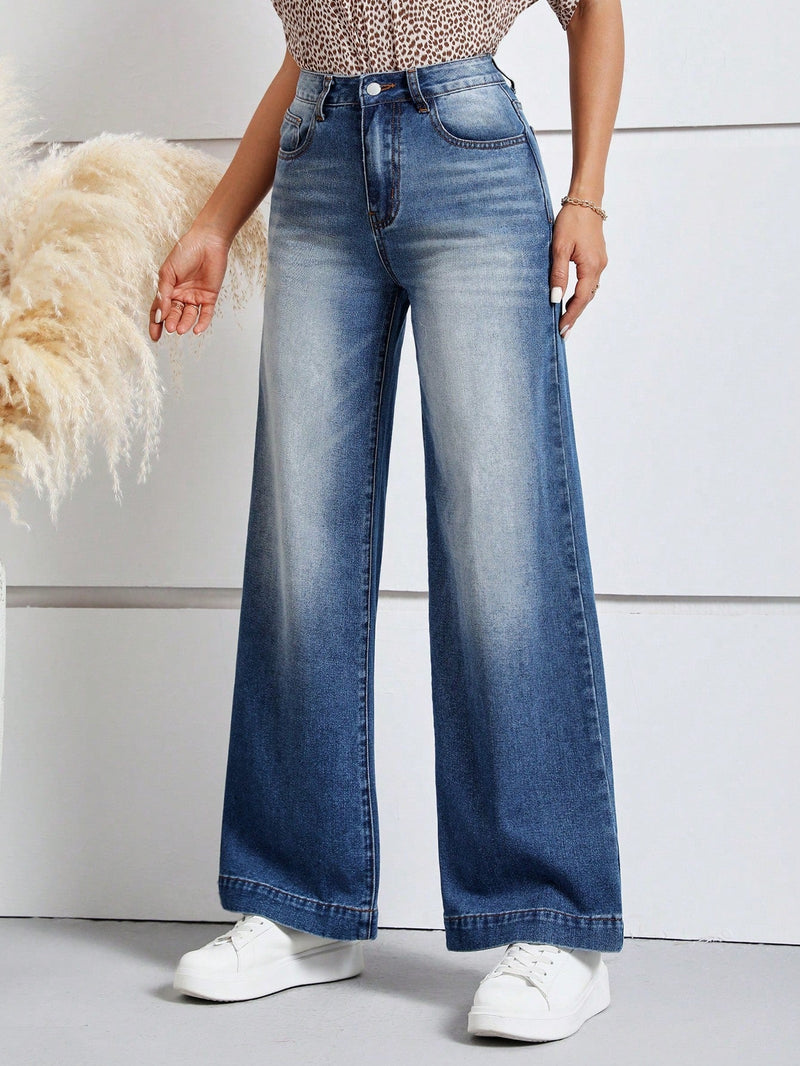 Jeans de pierna ancha