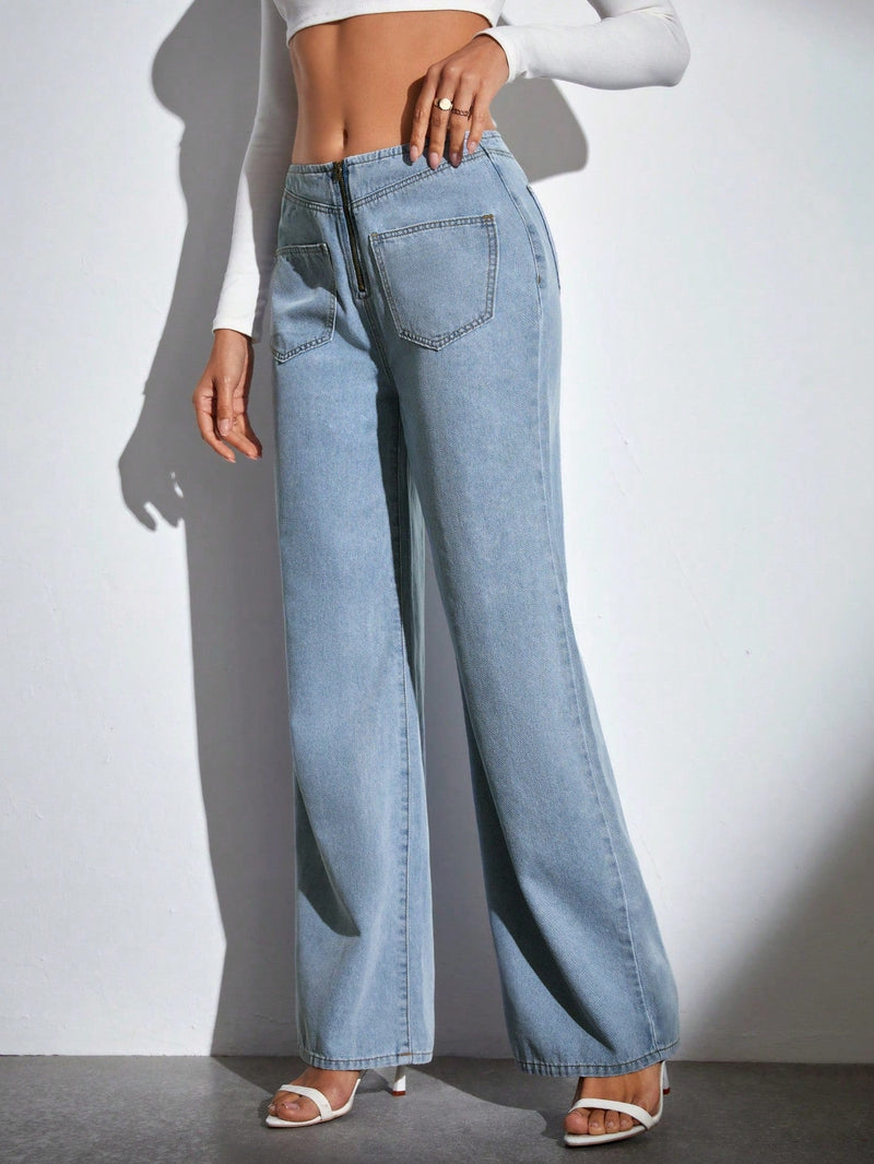 Tall Jeans con doble bolsillo de pierna ancha