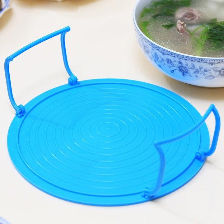 Plato de plástico para microondas 4 en 1 con rejilla de enfriamiento y tapas apilables - Diseño duradero y fácil de limpiar para un calentamiento uniforme, perfecto para pollo y más, artículos esenciales de cocina | Utensilios de cocina vibrantes | Plást