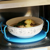 Plato de plástico para microondas 4 en 1 con tapa y rejilla de enfriamiento - Diseño duradero, resistente al calor, apilable para almacenamiento y transporte fáciles, perfecto para cocinar y servir, plato de microondas seguro|Plato apilable|Plástico dura