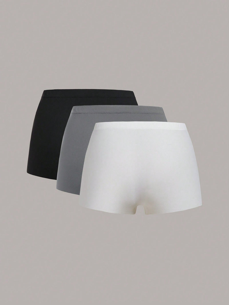 Leisure 3 piezas Boyshorts unicolor