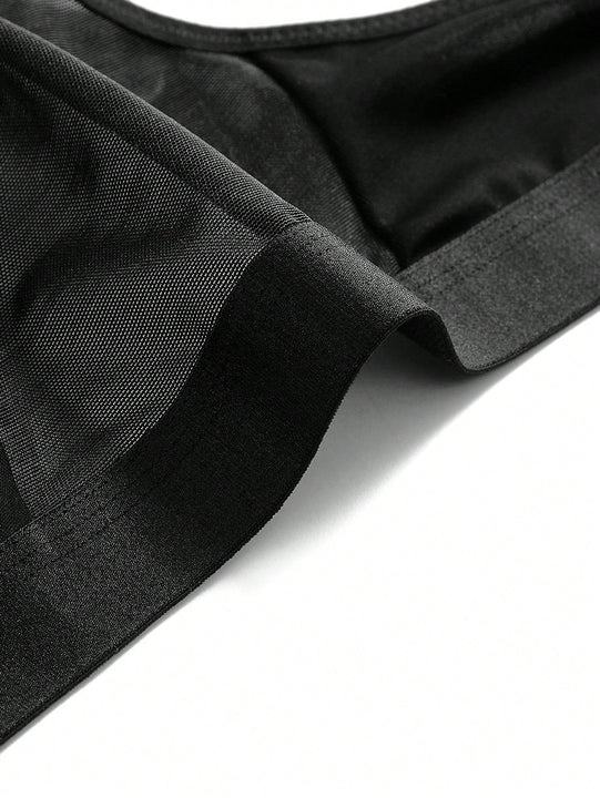 Leisure Lenceria De Sujetador Solido Sin Alambre