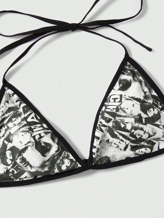 Set de lenceria con estampado de figura