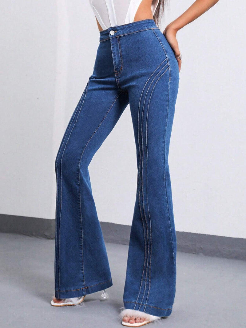 ICON Jeans de pierna amplia bajo crudo