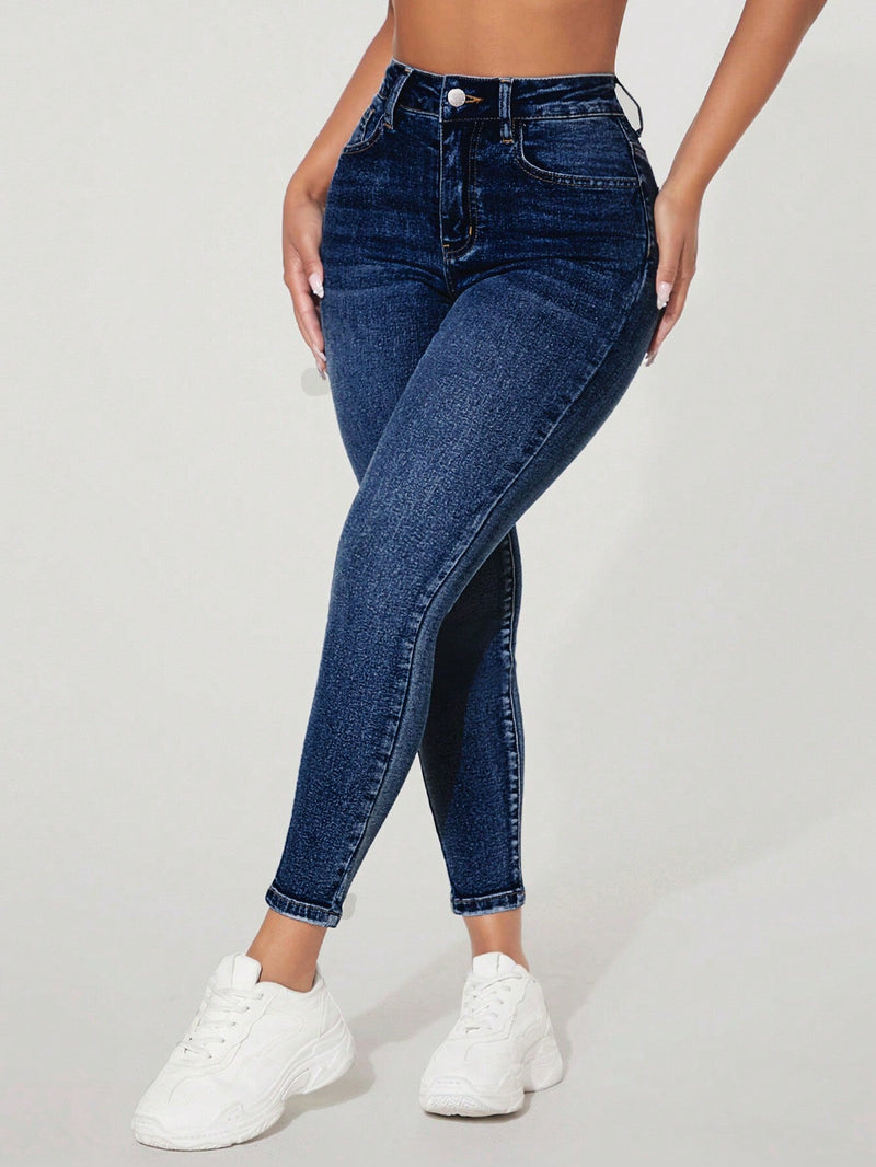 PETITE Jeans ajustados crop