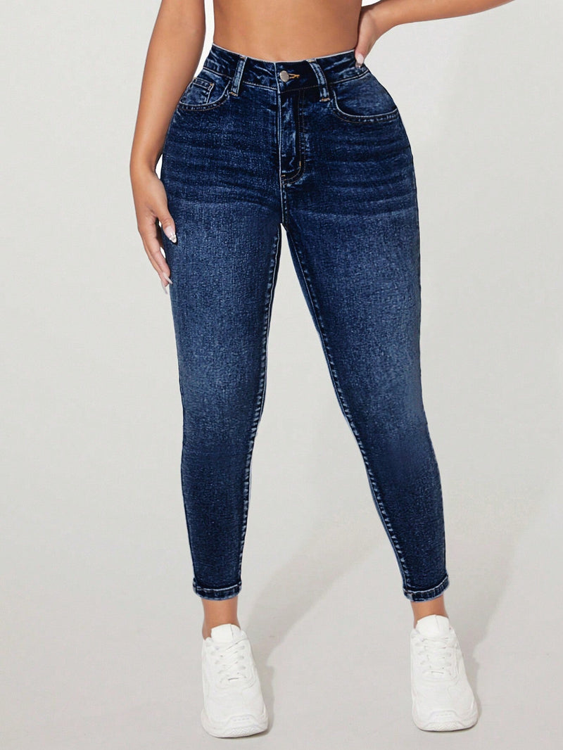 PETITE Jeans ajustados crop