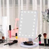 Espejo LED Maquillaje Pantalla Táctil Tocador X22 Luces 1608