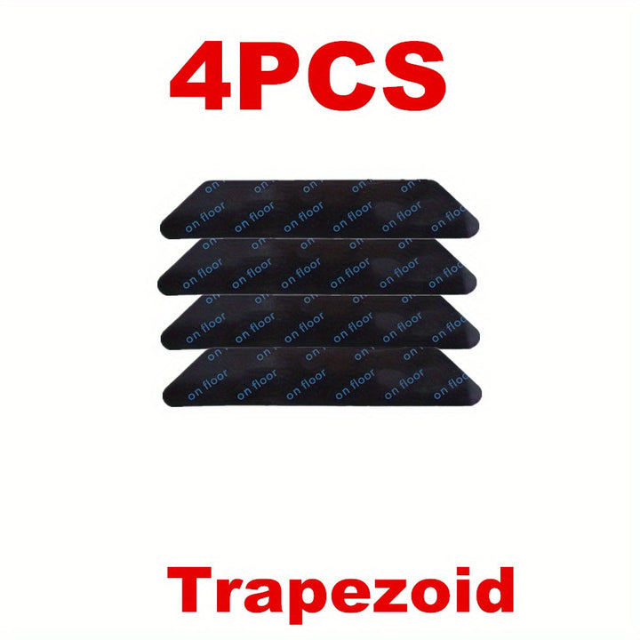 4/8/16/24pcs Pegatinas Antideslizantes Reutilizables para Alfombras - Agarraderas Lavables para Suelos Seguros, Forma Trapezoidal, Diseño Ajustable, Evita que las Alfombras se Muevan y Rueden, Ideal para el Hogar, Oficina, Porche y Más, Estabilizador de