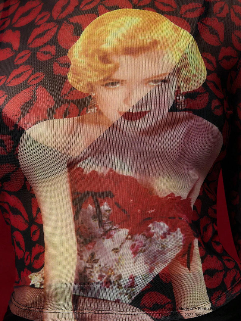 Marilyn Monroe X  Blusa De Mujer Con Hilos De Marilynmonron