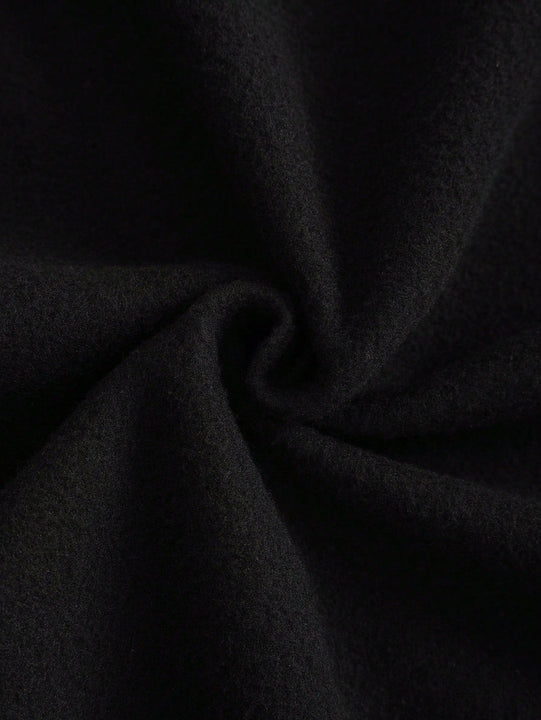 Icon sudadera con capucha termica con bolsillo tipo canguro, cordon y grafico de eslogan y labios, disfruta de tu tiempo personal, por favor manten la voz baja, hazte una taza de cafe