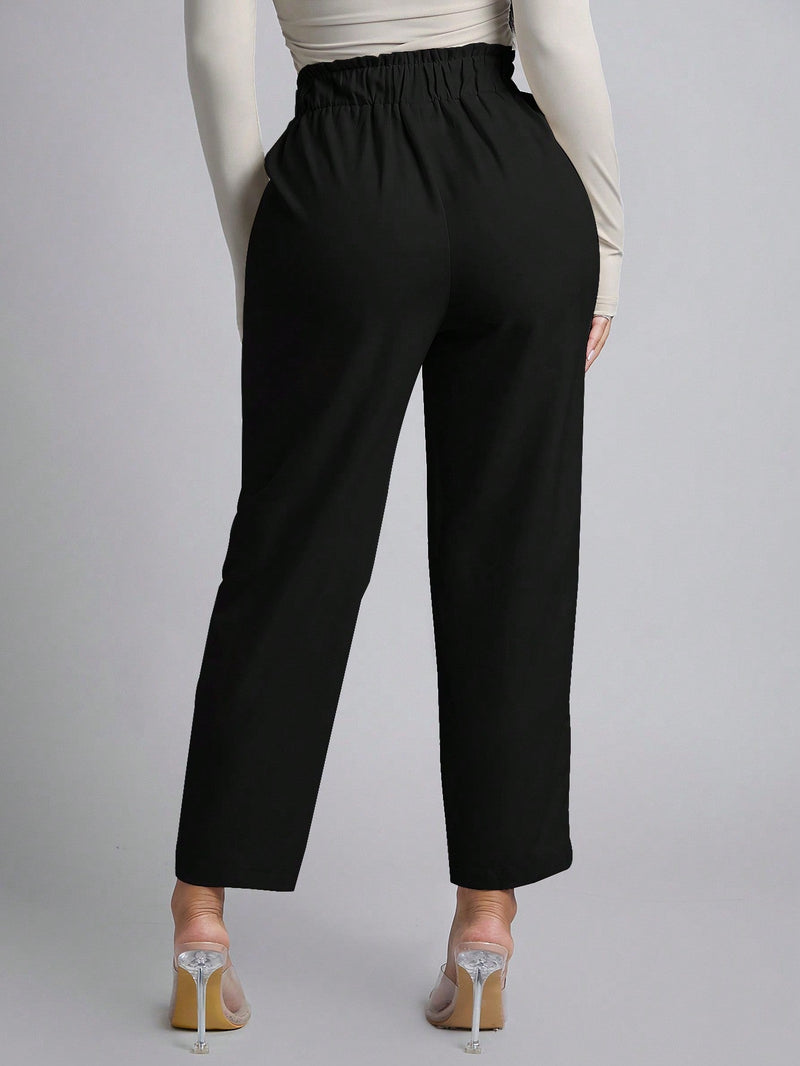 Petite pantalones de pana para mujer con cintura elastica en la parte trasera, apropiados para otono e invierno