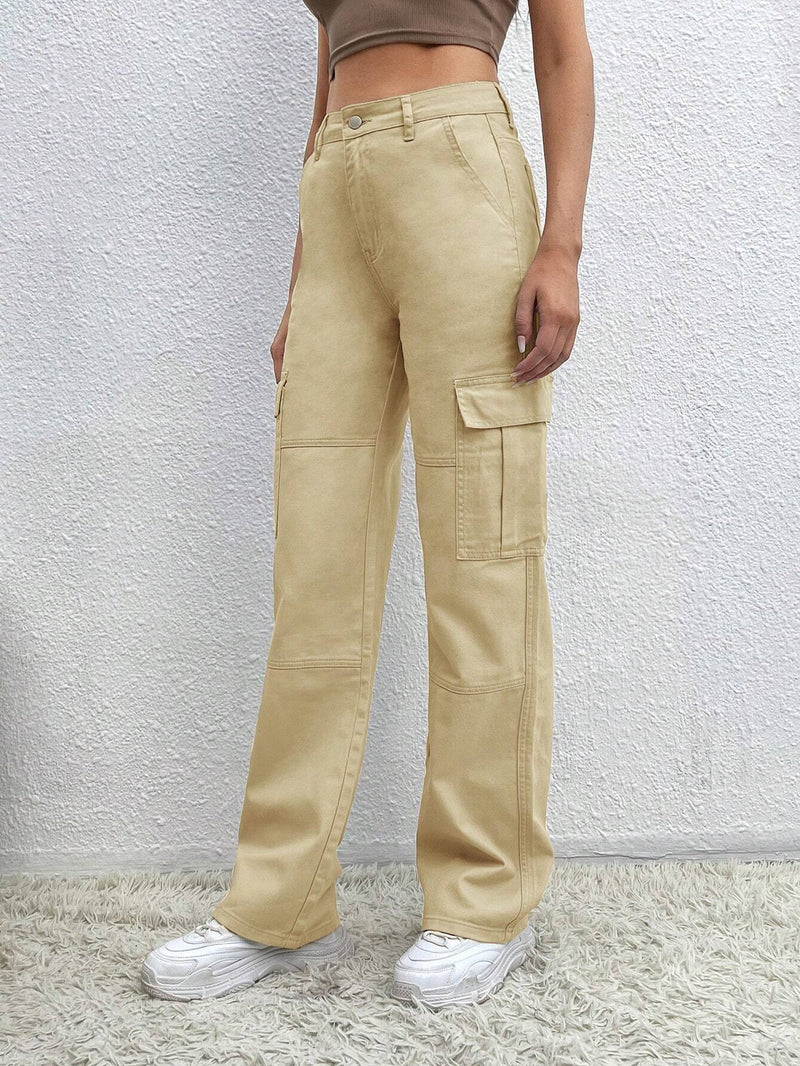 Tall Jeans cargo con bolsillo lateral con solapa