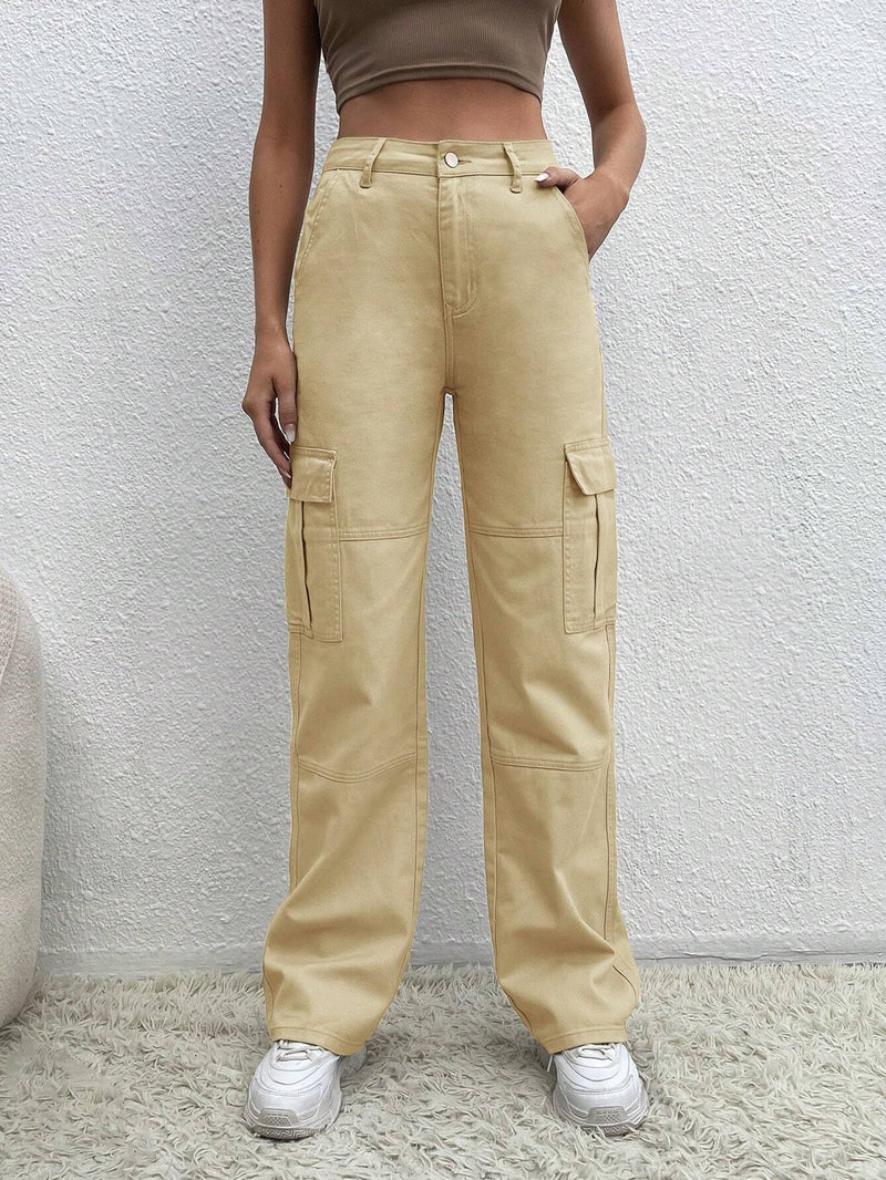 Tall Jeans cargo con bolsillo lateral con solapa