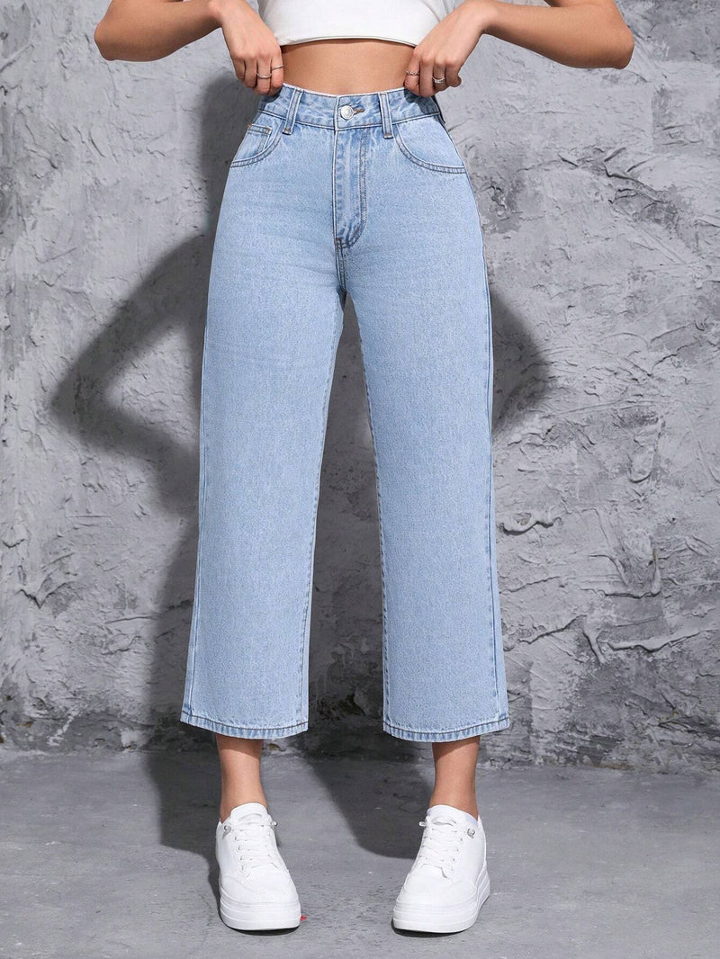 PETITE Jeans Para Mujer Con Bolsillos