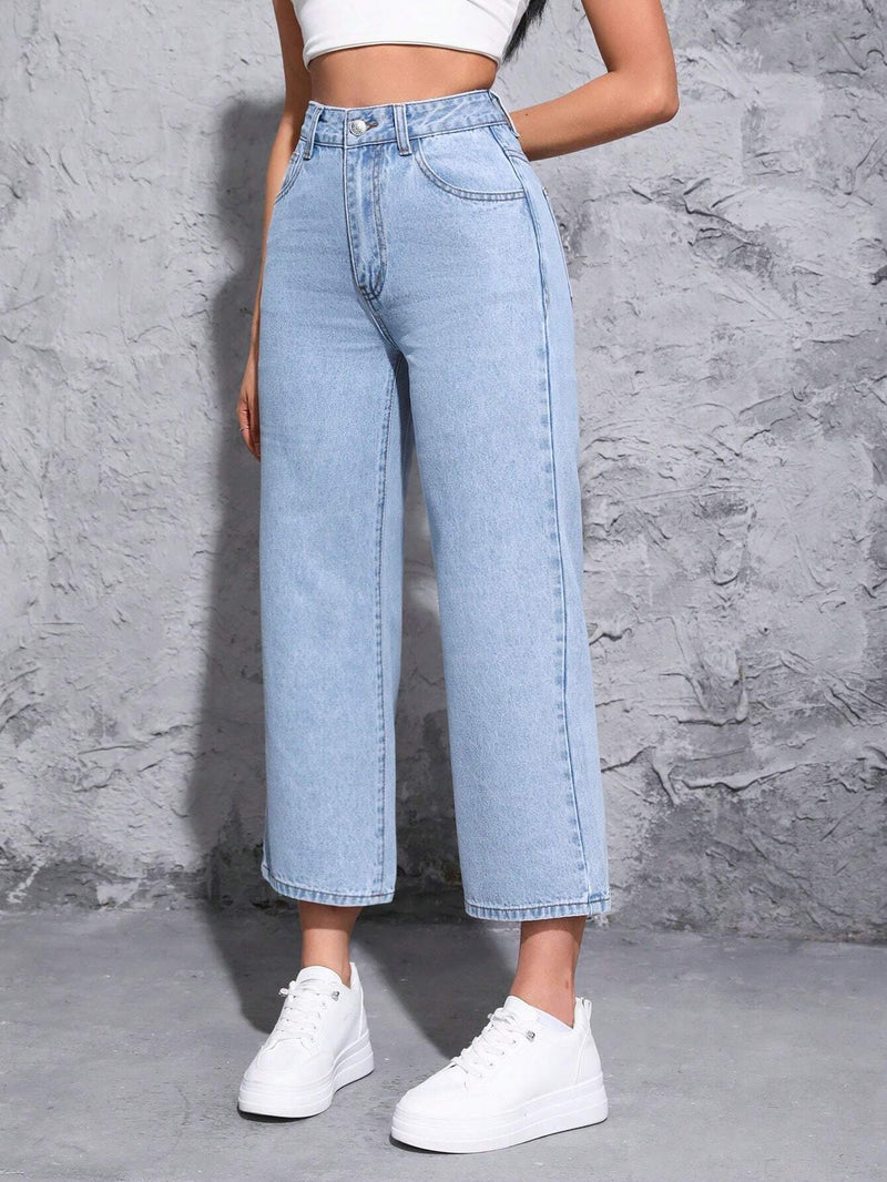 PETITE Jeans Para Mujer Con Bolsillos