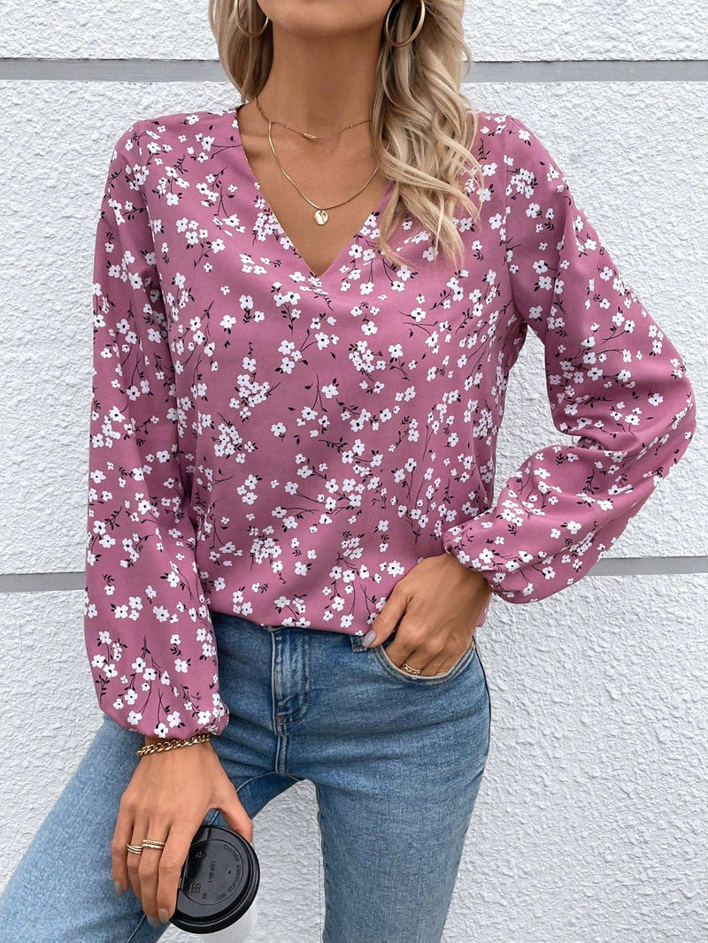 LUNE Camisa Informal De Mujer Con Estampado Floral